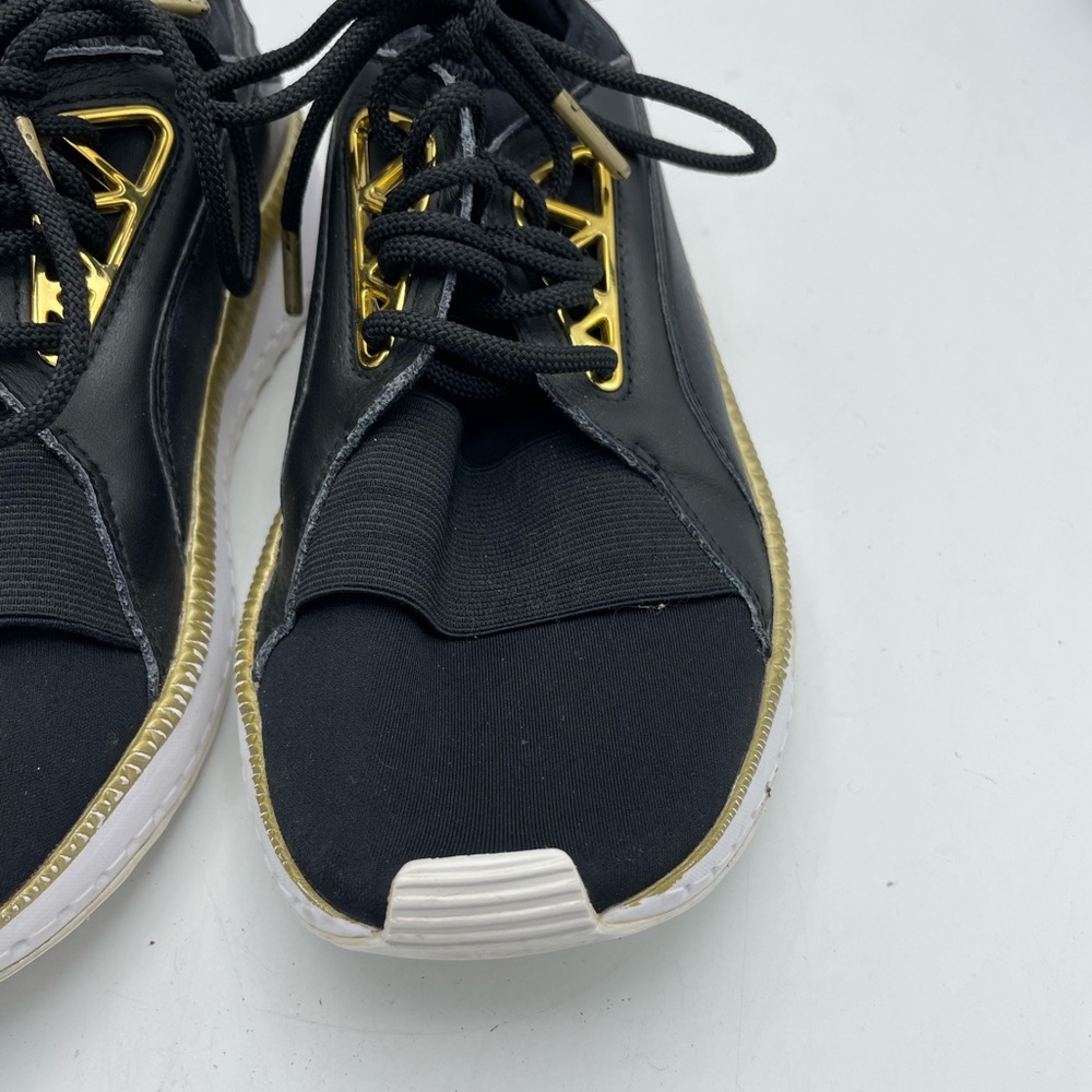 Puma Black and Gold Women's Athletic Sneakers - Picture 4 of 10